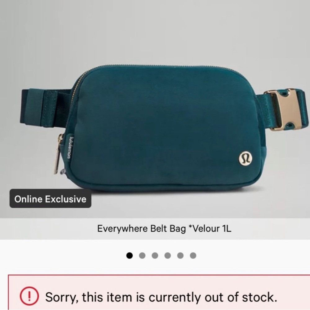 NWT LULULEMON BAG